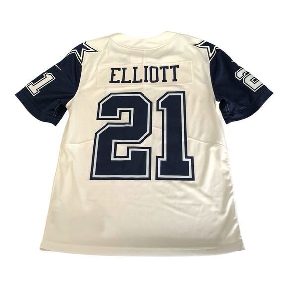 Nike Vapor Limited Ezekiel Elliot Dallas Cowboys NFL Jersey Men S Stitched White - Picture 3 of 15